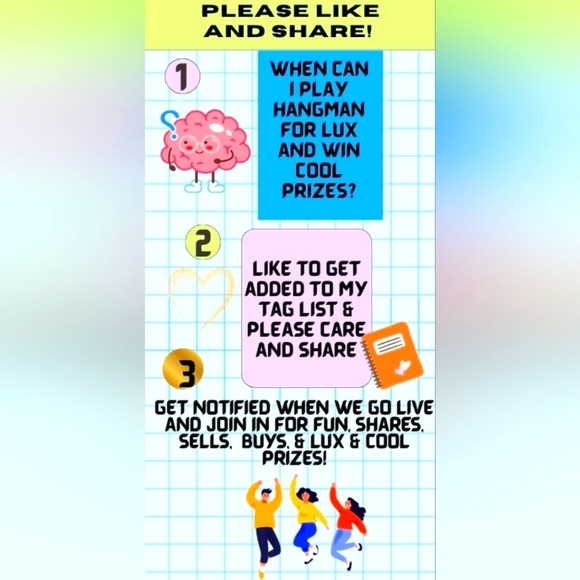 👍❤️TAG LIST! PLEASE LIKE (& SHARE) TO GET NOTIFIED  FOR FUN, LUX, SHARE & GAME - Picture 1 of 1